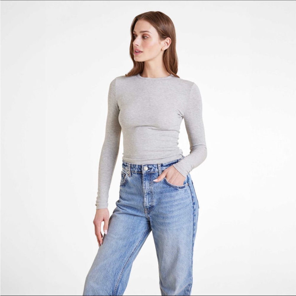 Nuuds Slinky Rib long sleeve tee
